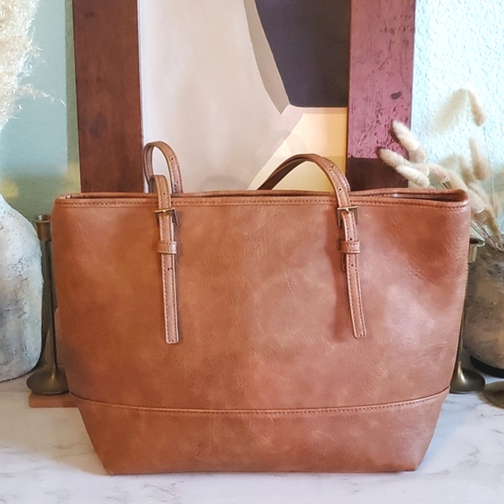 Urban Expressions tan large tote bag